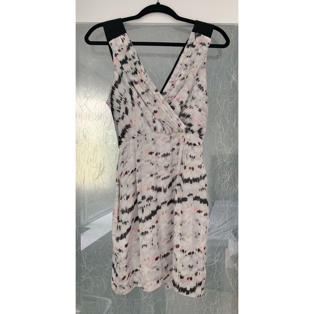 Silky Feel Patterned Dress S